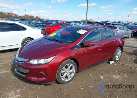 2016 Chevrolet Volt Premier z USA, uszkodzony, nr VIN 1G1RB6S59GU138404